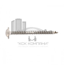 Art. 9250 A4 8,0X40 TX40 Шуруп нержавеющий с низкой полукруглой головкой с фланцем с режущей кромкой, полная резьба, звездообразный шлиц TX (TORX)