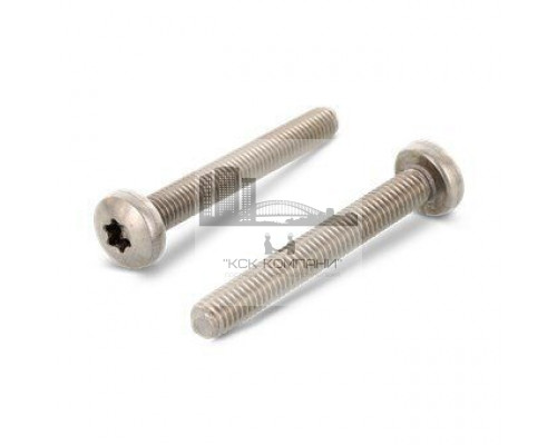 Винт с полукруглой головкой ISO 14583 (DIN 7985) A2 полной резьбой шлиц Torx, M3x3 мм