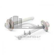 Саморез тупой кровельный Art. 9059 A2 BZ с шестигранной головкой и EPDM-шайбой, 6.3x75 мм