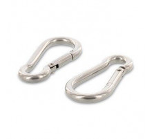 Art. 9075 A4 10X100 Карабин нержавеющий, пружинный