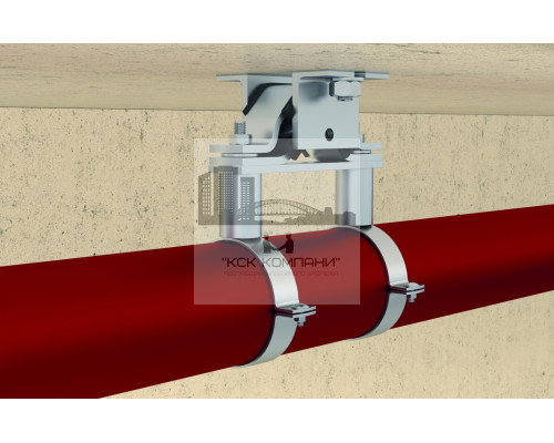 Неподвижная опора fischer FSFP звукоизолирующая для трубопровода ОЦ, 2 1/2 76.1 мм