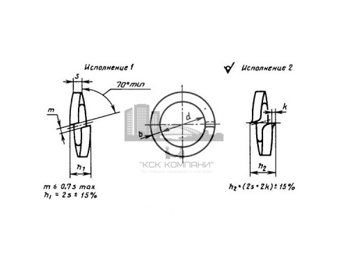 Шайба гровер ГОСТ 6402 пружинная стандартная ОЦ, М33