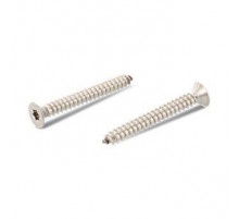 Винт самонарезающий потайной ISO 14586 C A4 с острым концом шлиц TX, 6.3x60 мм