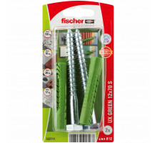 Дюбель универсальный fischer UX Green R S K NV с шестигранным шурупом ЭКО, 12x70/10x100 мм