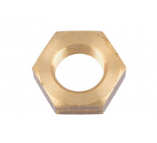 Гайка шестигранная низкая DIN 439 латунная, M6