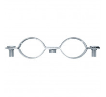 Хомут двойной fischer AMD для кабелей и труб ОЦ, M6 10-12 мм