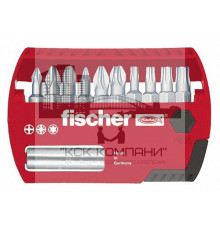Набор бит fischer FPB Bit Set Profi шлиц Torx и Pozidriv, 11 предметов