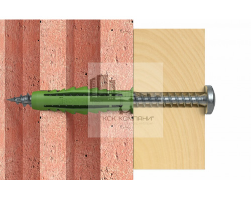 Распорный дюбель fischer SX Green с кромкой экологически чистый, 12x60 мм