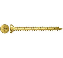 Шуруп потайной fischer FPF-SZ YZF полная резьба шлиц PZ ЖЦ, 3.5x25 мм