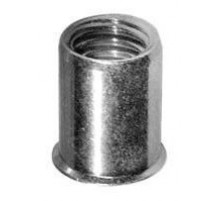 Заклепка-гайка резьбовая ACC-CTR-L цилиндрическая уменьшенный бортик, M4x0.7x11 (0.5-2)