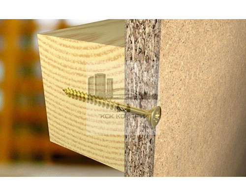 Комплект саморезов fischer FPF-SZ A2P с потайной головкой и неполной резьбой шлиц PZ, 4x35 мм (25 шт.)