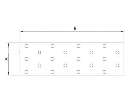 Пластина соединительная PSDD для дерева ОЦ, 100x600x2