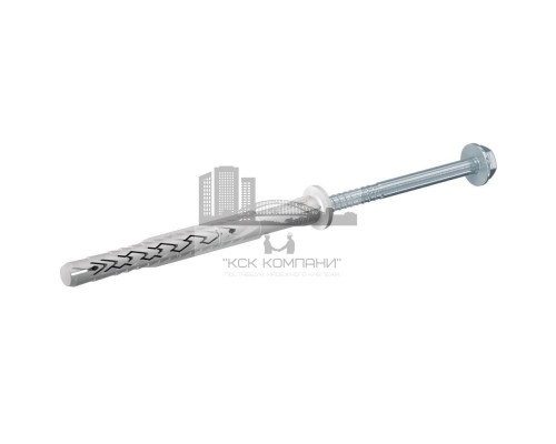 Дюбель фасадный fischer SXRL FUS с шестигранным шурупом и прессшайбой ОЦ, 8х80 мм