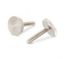 Винт с накатанной головкой DIN 653 A1 нажимной низкий, M2.5x10 мм