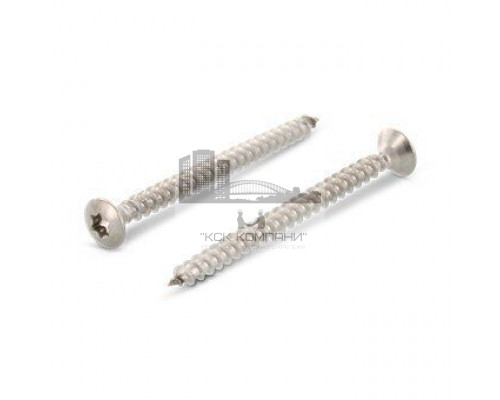 Саморез полупотайной Art. 9046 A4 универсальный полная резьба шлиц TX, 4x35 мм