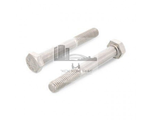 Болт с шестигранной головкой DIN 931 A4 и неполной резьбой нержавеющий, M20x240 мм