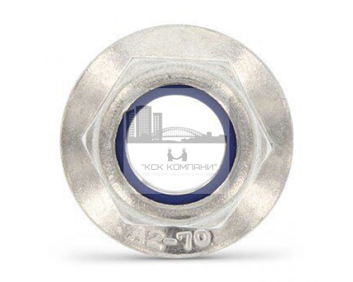 DIN 6926 A2 M 12 Гайка нержавеющая самоконтрящаяся шестигранная фланцевая с зубцами