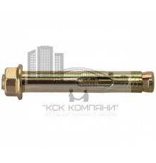 Анкерный болт с гайкой ABG распорный желтый цинк, M12 16x360 мм