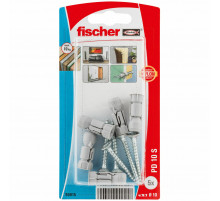 Дюбель распорный fischer PD S K NV для гипсокартона с потайный шурупом, 10x28 мм (5x40 мм)