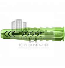 Дюбель универсальный fischer UX Green R с кромкой экологически чистый нейлон, 10x60 мм