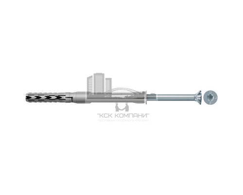 Фасадный дюбель fischer SXR T с потайным шурупом шлиц Torx ОЦ, 10x120 мм