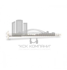 Шуруп полукруглый DIN 96 A4 по дереву прямой шлиц, 5x35 мм