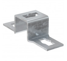 Соединительный фланец fischer PFUF 41 FVZ конструктивный гор. цинк, 164x41x4 мм