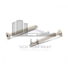 Саморез потайной DIN 7982 A2 с острым концом шлиц квадрат SQ, 3.9x19 мм