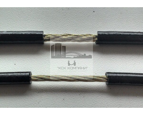 Трос оцинкованный ПРПО с полиуретановым покрытием (черный), D5