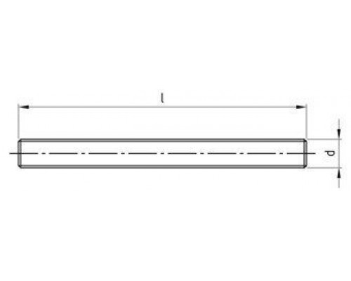 DIN 976-1 A2 BM 20X100 Шпилька нержавеющая резьбовая DIN 976-1 A2 BM 20X100 Шпилька нержавеющая резьбовая