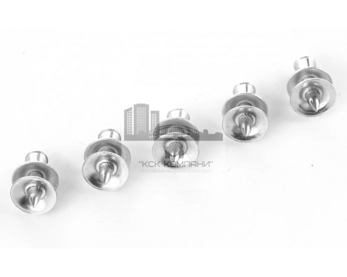 Дюбель гвоздь по металлу MOLOT ENP для пороховых пистолетов оц. сталь, 4.5x27x15 мм