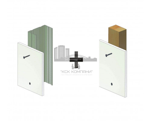 Саморез для гипсоволокна GVL GM с двухзаходной резьбой окс. сталь, 3.9x45 мм