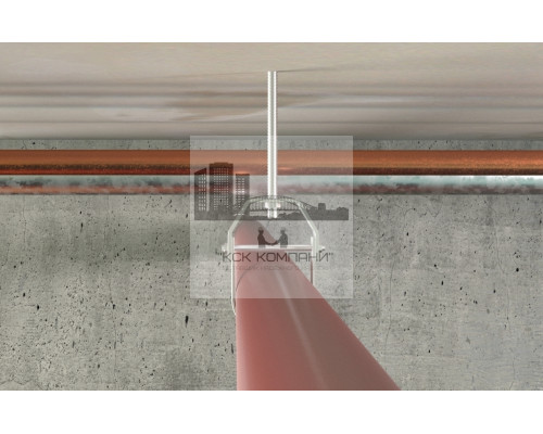 Хомут универсальный fischer FCHS для спринклерных систем оцинкованный, 73-78 мм (2 1/2)