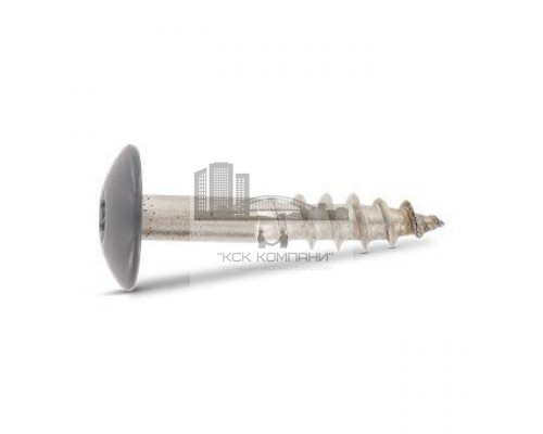 Art. 9086 A2 4,8X32 TX20 - RAL 7012 Саморез с расширенной низкой полукруглой головкой, неполная резьба, звездообразный шлиц TX