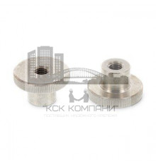 DIN 466 AISI 303 M 4 Гайка нержавеющая с накатанной головкой, высокий тип