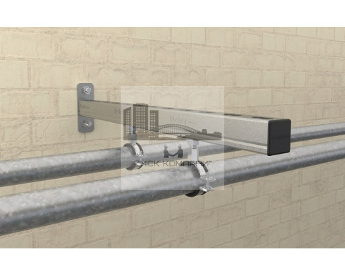 Хомут fischer FGRS Universal одновинтовой с быстродействующим замком и комби-гайкой ОЦ, M8/M10 53-59 мм