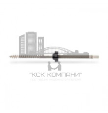 Art. 9082 A2 M 12X400 A/F 9 Винт-шуруп нержавеющий укомплектованный прокладкой EPDM черного цвета