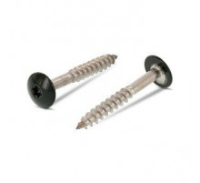 Art. 9086 A2 4,8X32 TX20 - RAL 6009 Саморез с расширенной низкой полукруглой головкой, неполная резьба, звездообразный шлиц TX