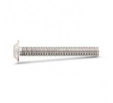 Винт с полукруглой головкой с фланцем ISO 7380-2 A4 и внутренним шестигранником, M4x16 мм