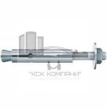 Анкер с подрезкой  FZA для бетона с трещинами оцинкованный, M12 18x126/25 мм