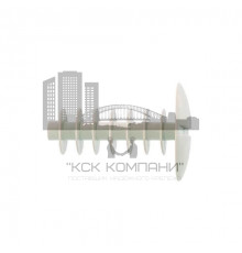 Декоративная заглушка fischer AD W для отверстий после демонтажа строительных лесов, 12х40 мм (белая)