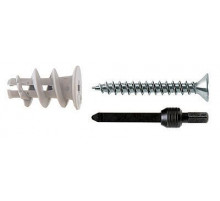Дюбель для гипсокартона fischer GK S с шурупом с потайной головой, 22 мм (4.5x35 мм)