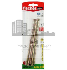 FPF-SZ 6,0x180 YZP 5 K Саморез универсальный  c потайной головой и неполной резьбой