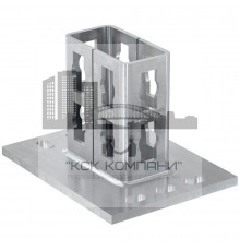 Фланец седельный fischer PSF 82 A4 для монтажных шин FUS, 42x170x4 мм