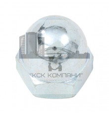 Гайка колпачковая DIN 1587 высокая, M3