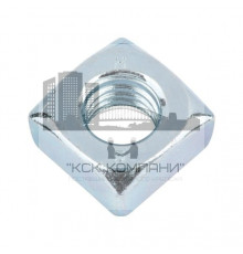 Гайка квадратная DIN 557 с фаской оцинкованная, M5