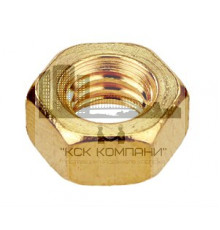 Гайка латунная DIN 934 с метрической резьбой, M1.6