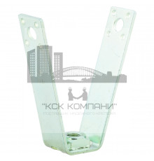 Кронштейн трапециевидный  TZA универсальный для крепления к профнастилу ОЦ, M10 90x25x2.5 мм