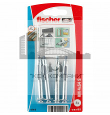 Металлический дюбель для пустотелых конструкций  HM S K NV с винтом ОЦ, 8x54/M4x60 мм