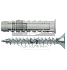 SX 6x30 S/10 Распорный дюбель с кромкой и шурупом